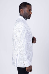 Men's Studded Lapel Blazer