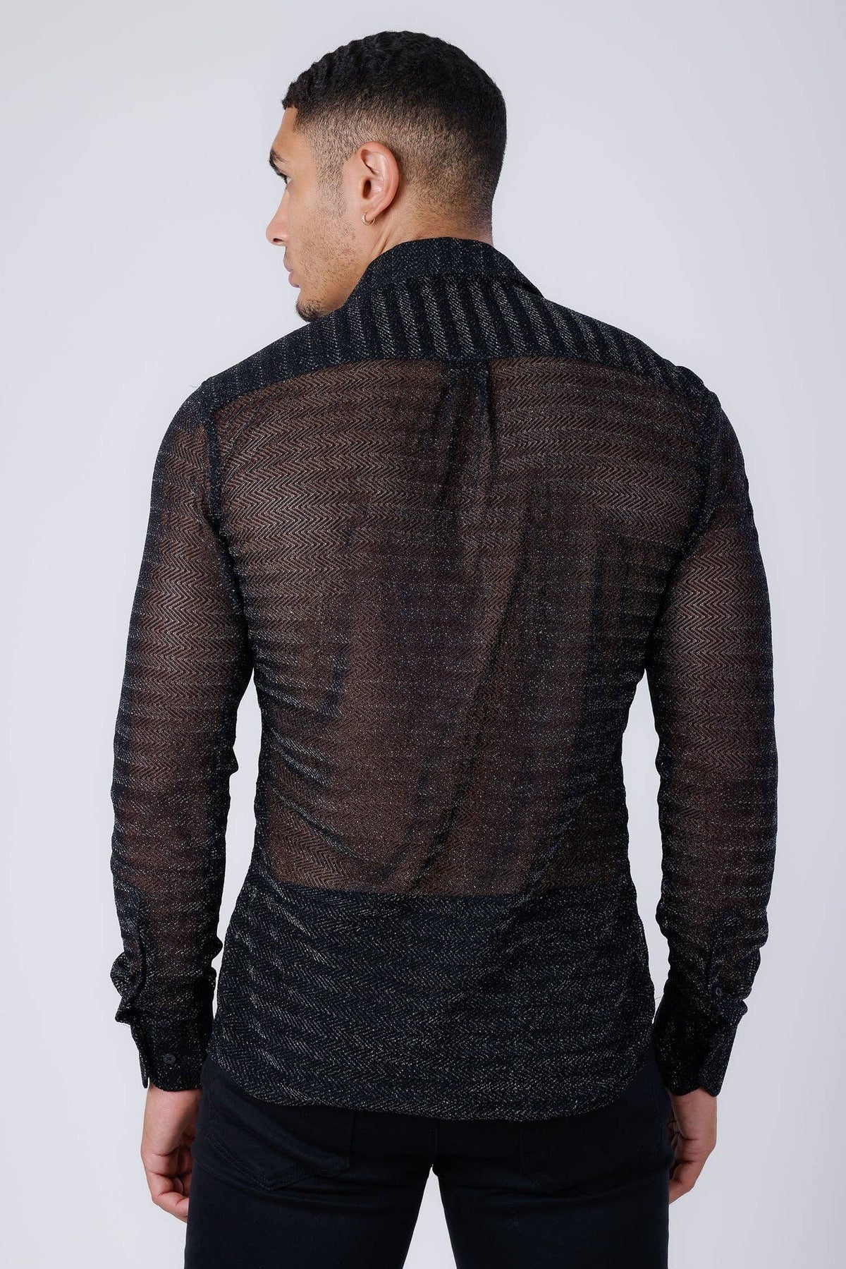 Men's Stretch  Long Sleeve Shirt