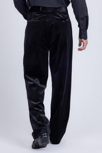 Men's Velvet Flare Stretch Pants