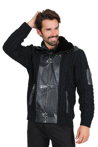 Men's Zipper Knit Jacket