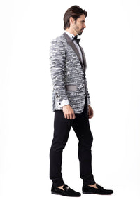 Shiny Sequin Blazer