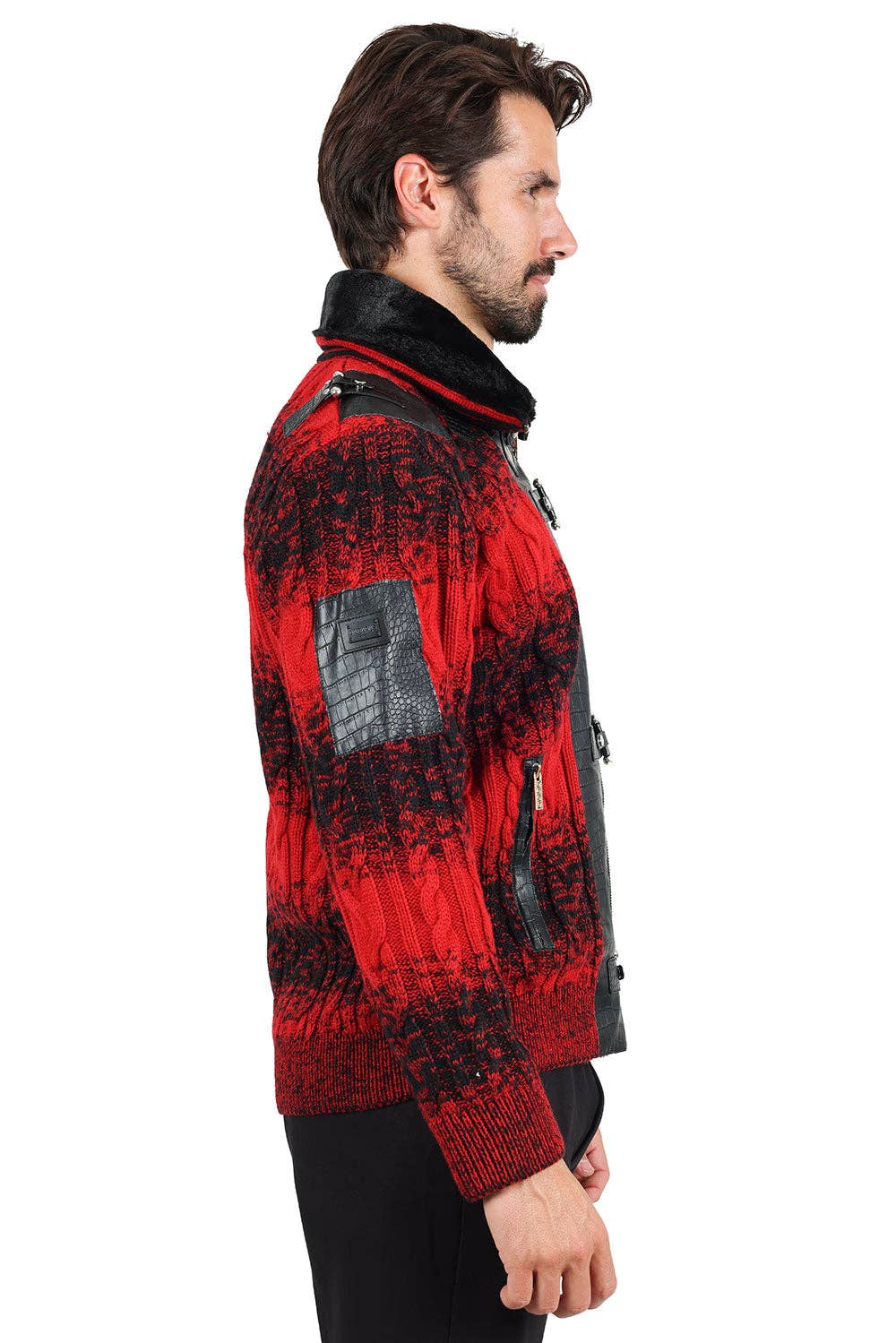 Men's Zipper Knit Jacket