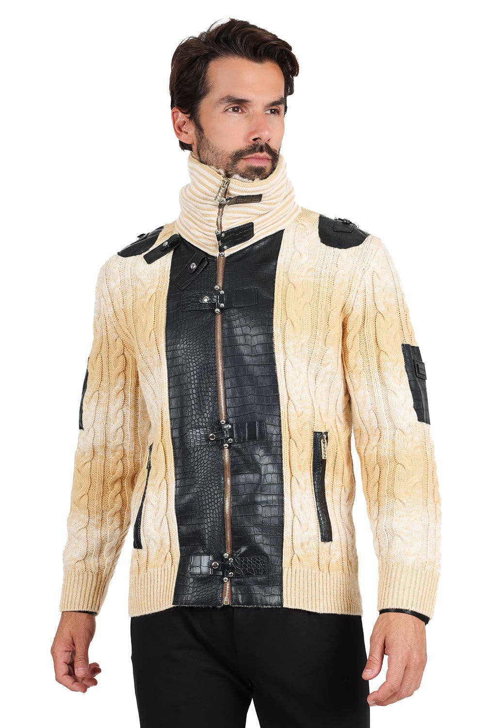 Men's Zipper Knit Jacket
