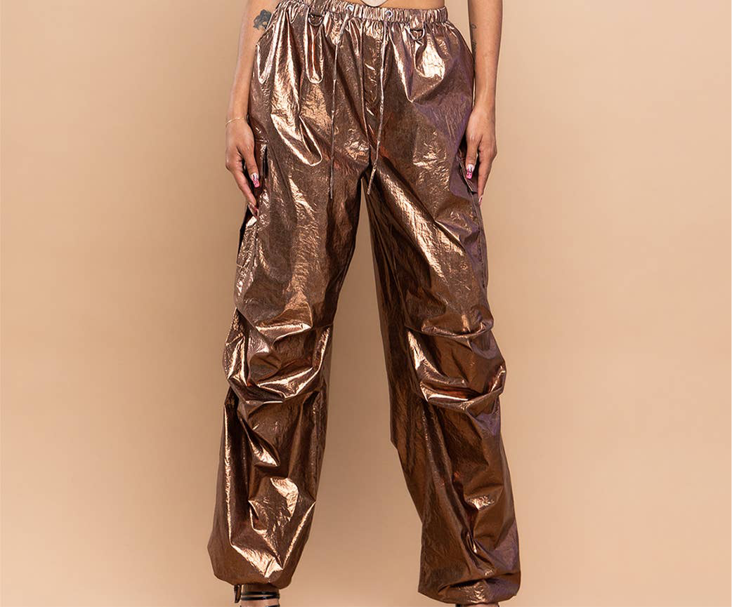 MENS Metallic cargo pants