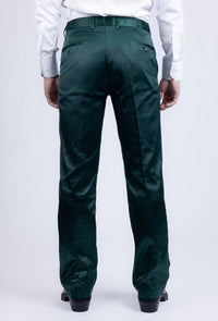 Men's Shiny Stretch Solid Color Dress Pants