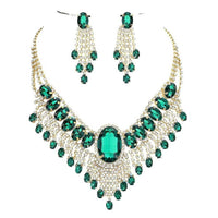 Bohemian Gatsby Theme Statement Necklace Set