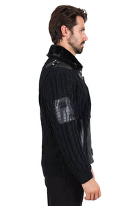 Men's Zipper Knit Jacket
