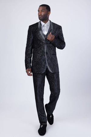 Men's Velvet Fabric Glitter Pant