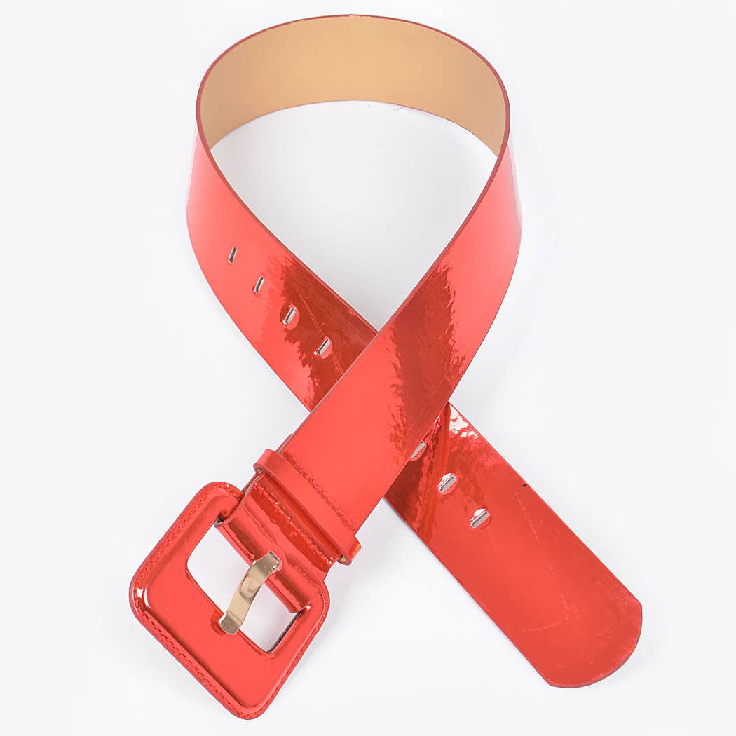 Wide Mirror PU Belt