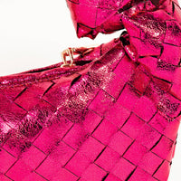 Basket Weave Hobo Handbag