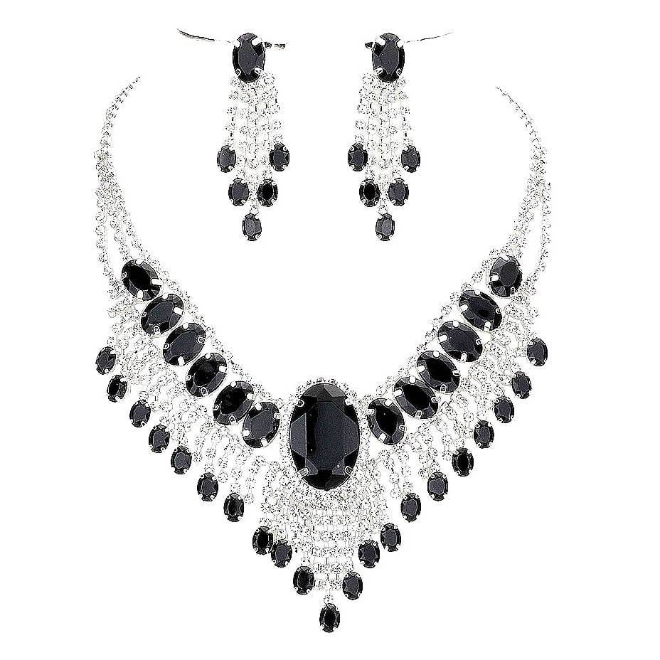Bohemian Gatsby Theme Statement Necklace Set