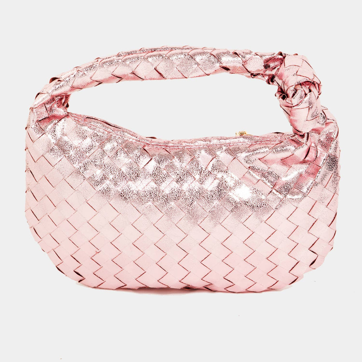 Basket Weave Hobo Handbag