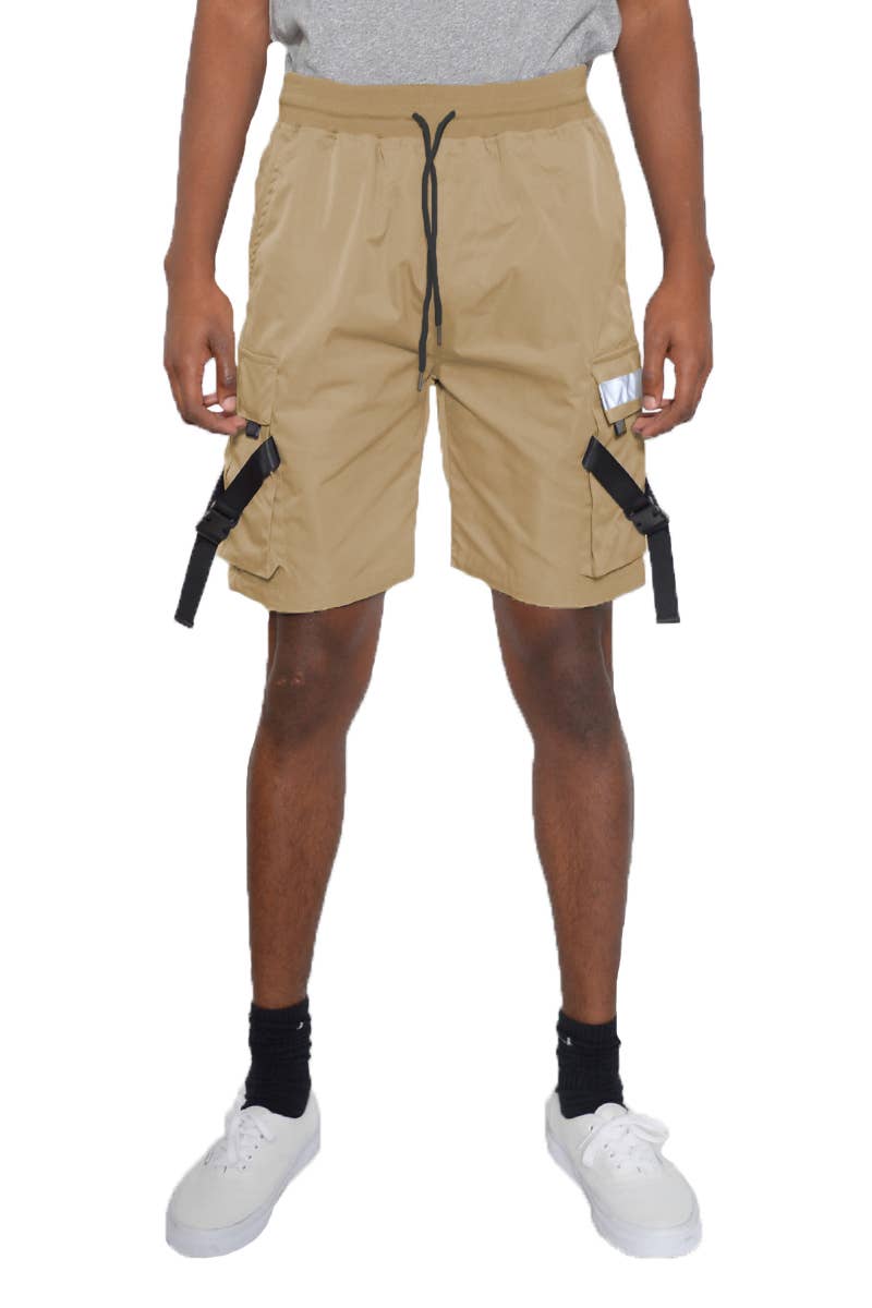 Tactical Shorts with Reflective Cargo Pocket