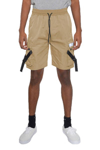 Tactical Shorts with Reflective Cargo Pocket