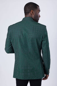 Men's Studded Lapel Blazer