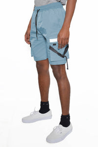 Tactical Shorts with Reflective Cargo Pocket