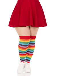 Rainbow Thigh High