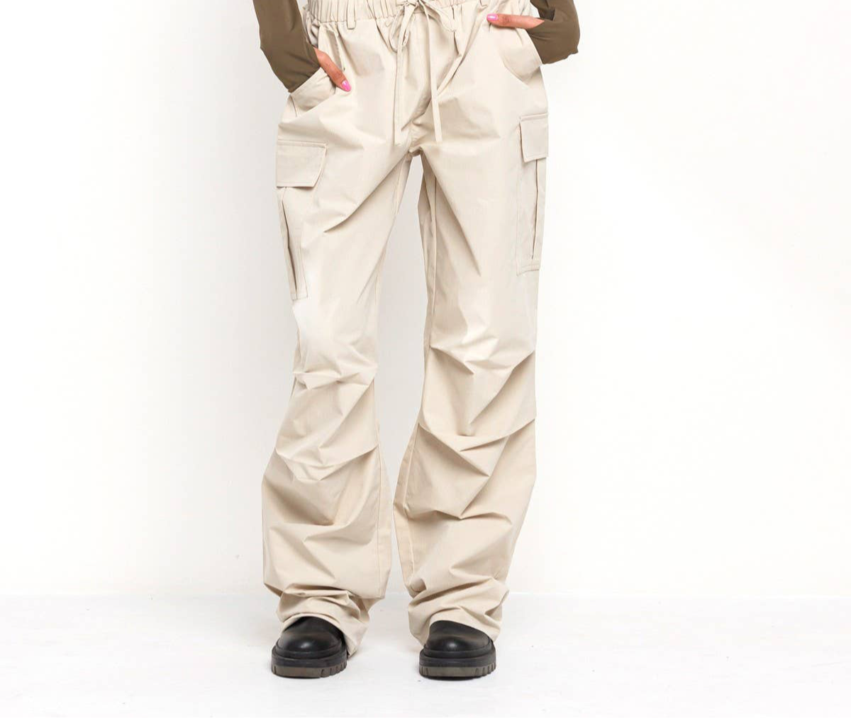 MENS Cream cargo pants