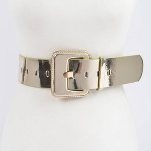 Wide Mirror PU Belt