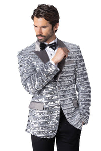 Shiny Sequin Blazer
