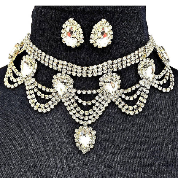 Swag Choker Necklace Set