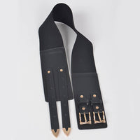 Corset Stretch Belt W/two Buckles