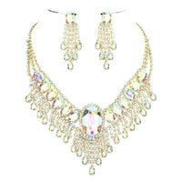 Bohemian Gatsby Theme Statement Necklace Set