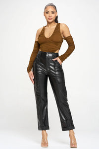 High leg cut mesh bodysuit