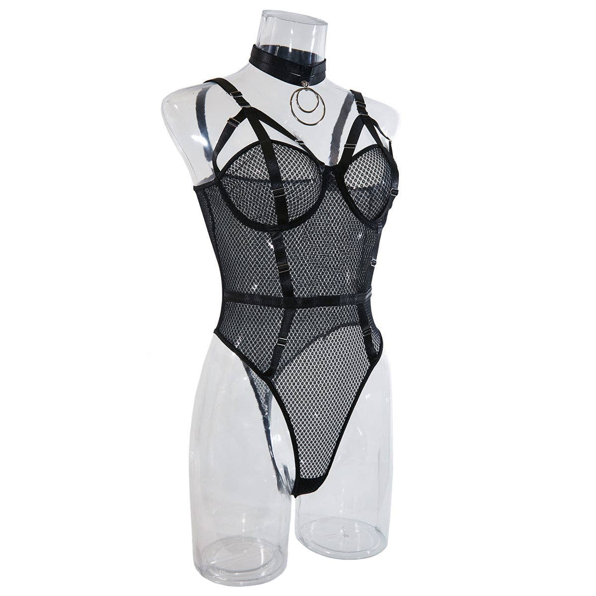 Bodysuit with O-Ring Collar Set