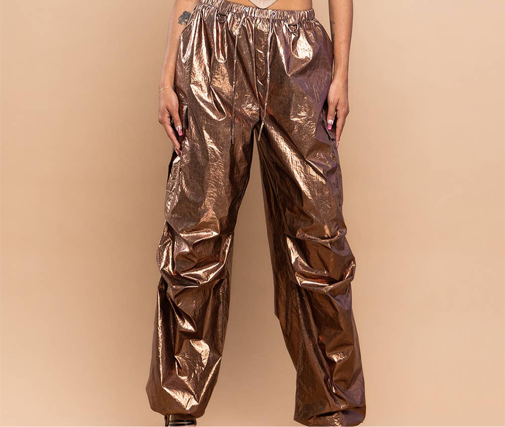 MENS Metallic cargo pants