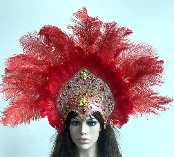 Giant Feather Headpiece