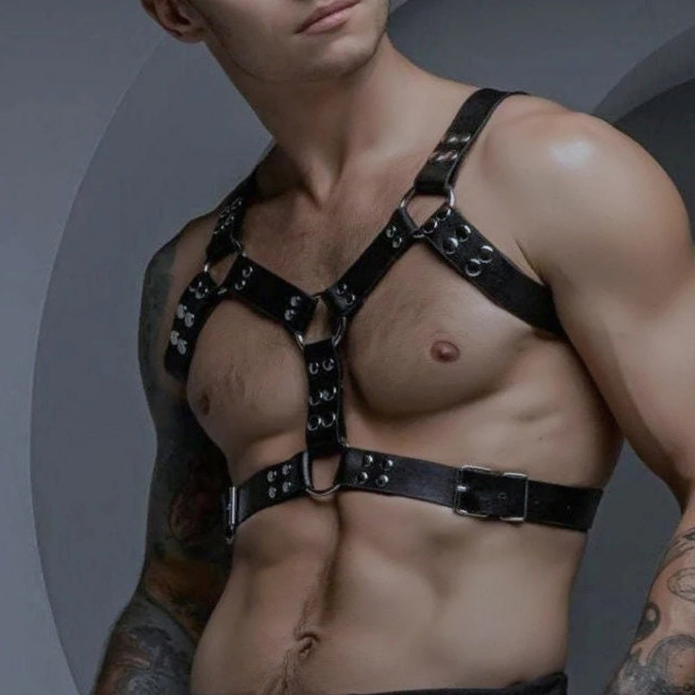 Mens O Straps Harness