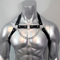 Mens Center Chain Harness