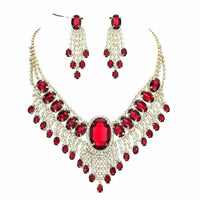 Bohemian Gatsby Theme Statement Necklace Set