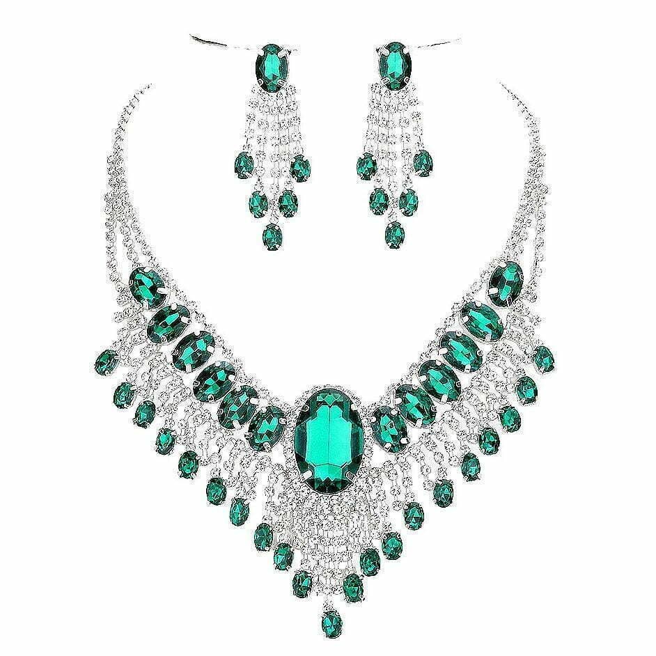 Bohemian Gatsby Theme Statement Necklace Set