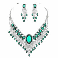 Bohemian Gatsby Theme Statement Necklace Set