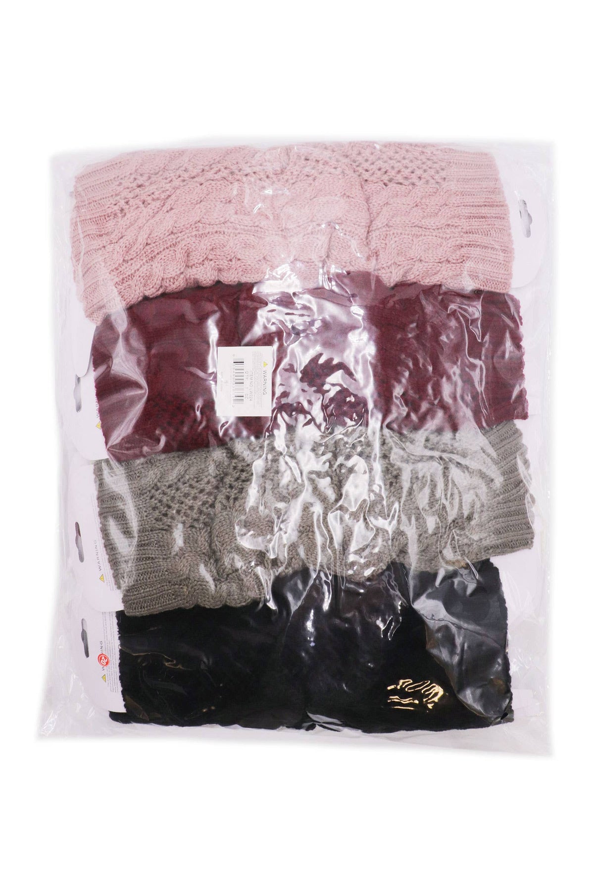 Women's Fishnet Cable Knitted Leg Warmers