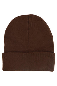 Adults Classic Solid Acrylic Cuffed Beanie