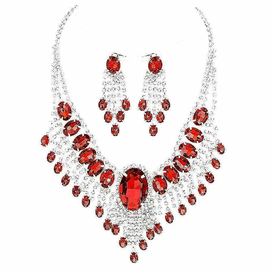 Bohemian Gatsby Theme Statement Necklace Set