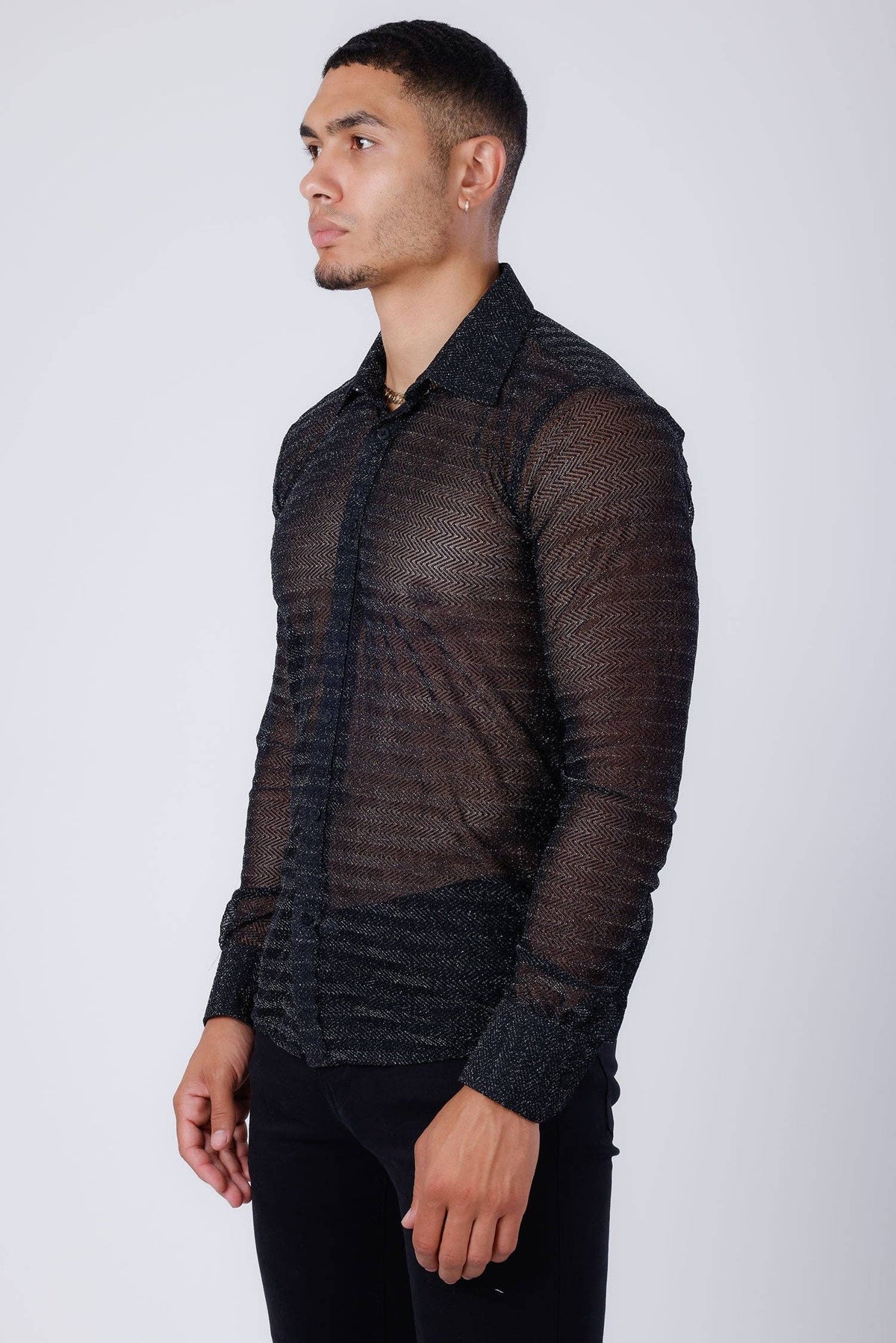 Men's Stretch  Long Sleeve Shirt