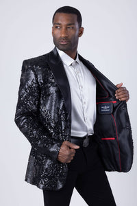Baroque Sequins Luxury Blazer