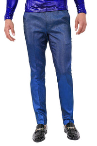 Men's Solid Color Shiny Textured Luxury Chino Pants