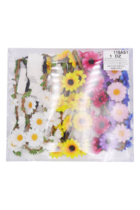 Artificial Daisy Floral Crown Elastic Headband