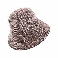 Full Rhinestone Bucket Hat