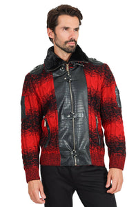 Men's Zipper Knit Jacket