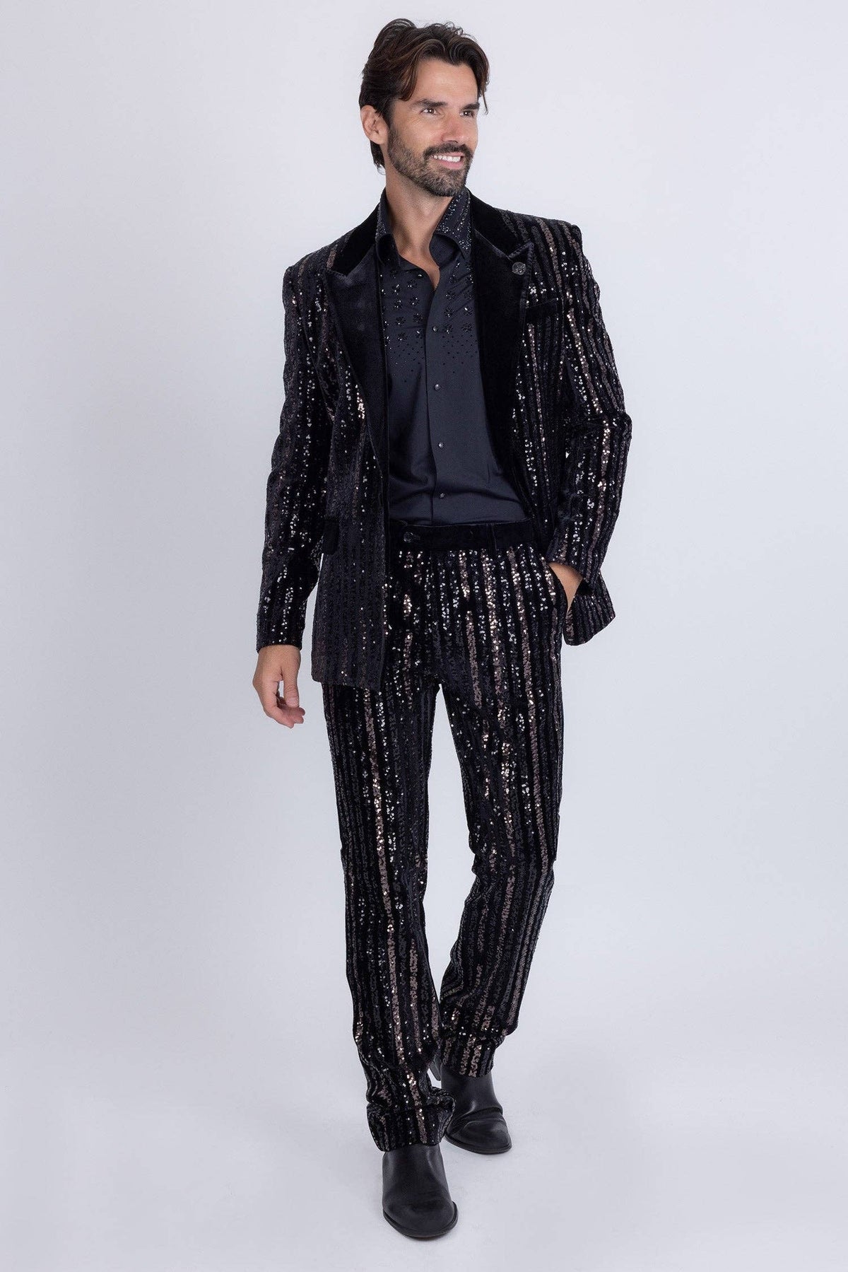 Men's Sequin Pants