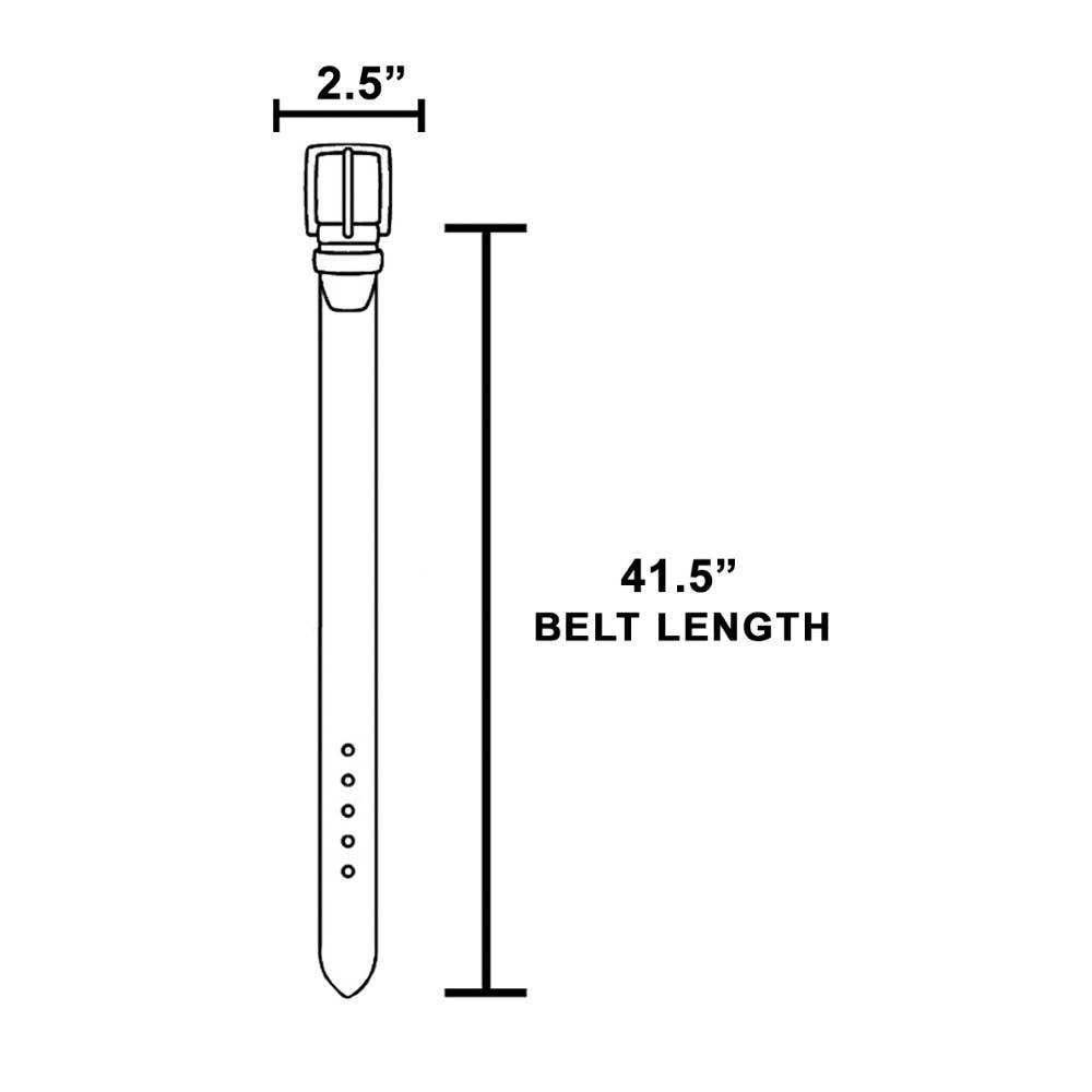 Chain Pattern Detail Vegan Leather Belt