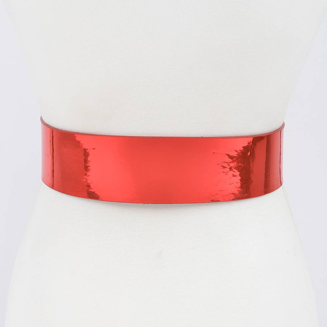 Wide Mirror PU Belt