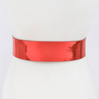 Wide Mirror PU Belt