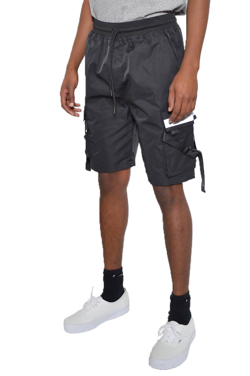 Tactical Shorts with Reflective Cargo Pocket
